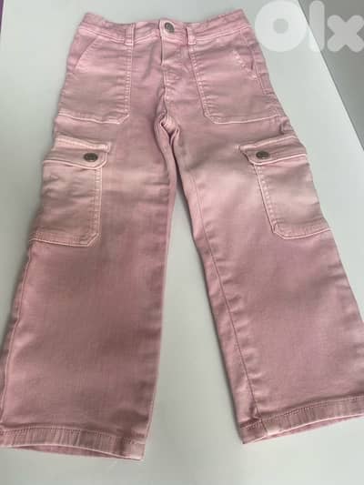 pepa pig dress and Zara cargo pants