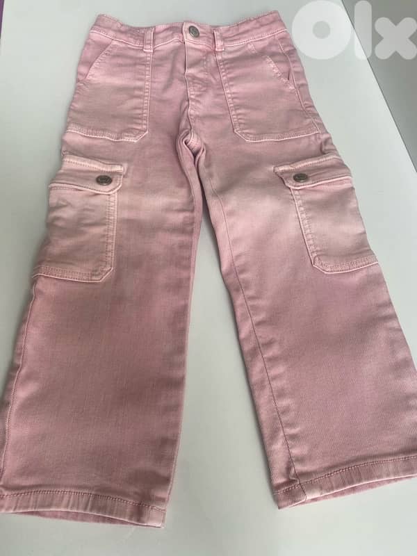 pepa pig dress and Zara cargo pants 0