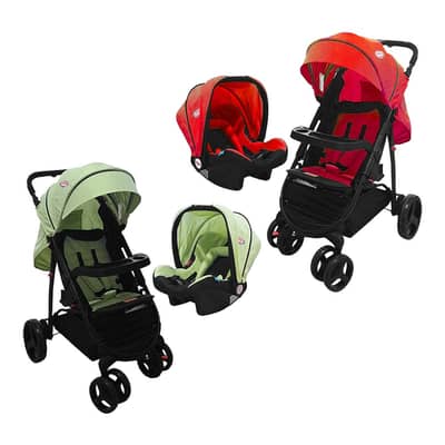 Modern Baby Stroller With Car Seat - عربة أطفال عصرية مع مقعد سيارة