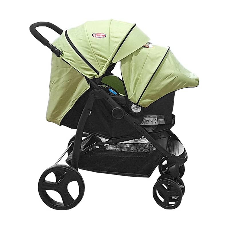 Modern Baby Stroller With Car Seat - عربة أطفال عصرية مع مقعد سيارة 1