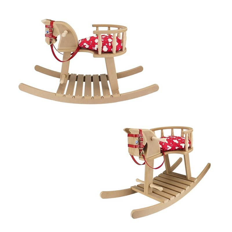 Wooden Rocking Horse For Kids - حصان هزاز خشبي للأطفال 1