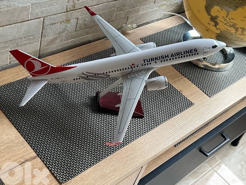 Turkish airline plane , boing 737-800 1