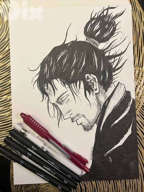 miyamoto musashi drawing 1