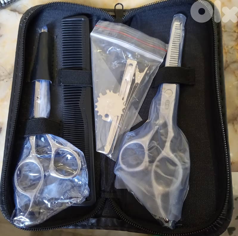 طقم مقصات حلاقـة احترافية – ماركة Haito الأصلية 0