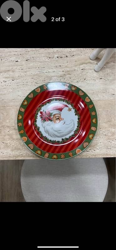 christmas plates 1