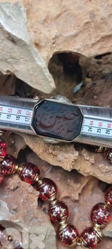 خواتم عقيق فضة عيار ٩٢٥ 2