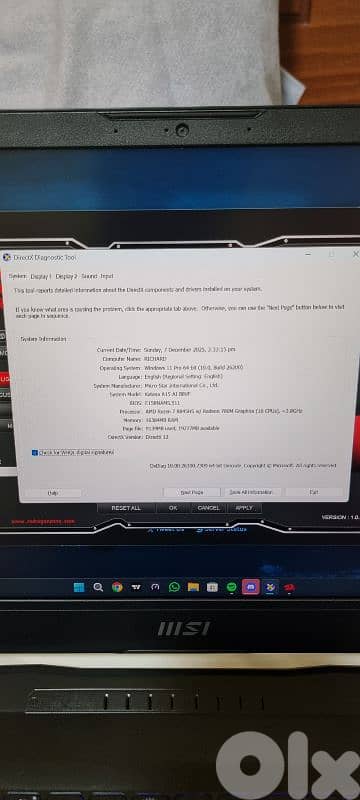 MSI Katana A15 AI B8VF 1