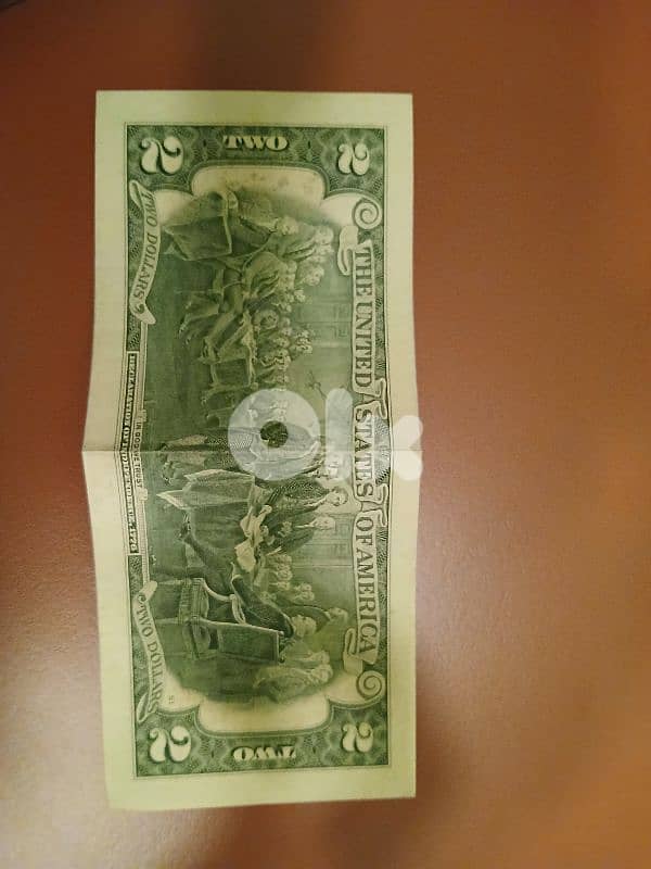 2 dollars bill 100% authentic 1