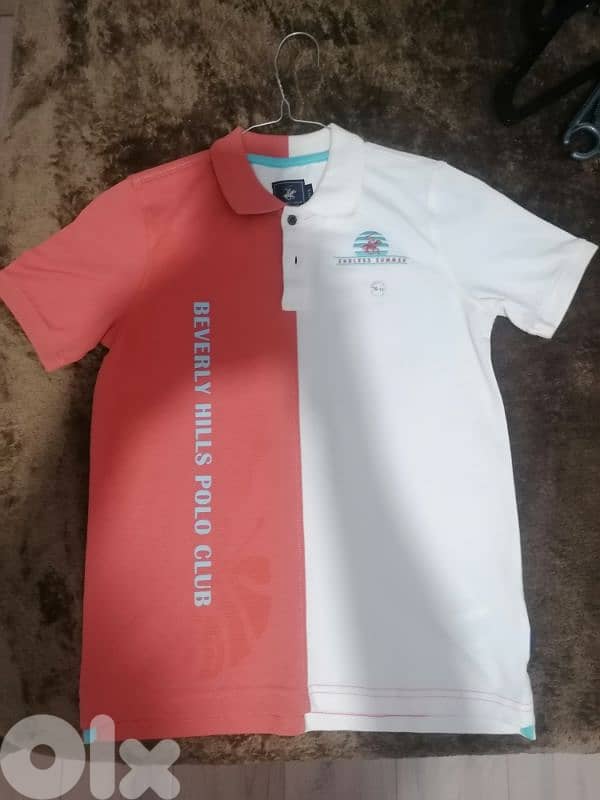 2 ORIGINAL BRAND NEW Beverly Hills Polo Club t-shirts for boys, 10-11 0