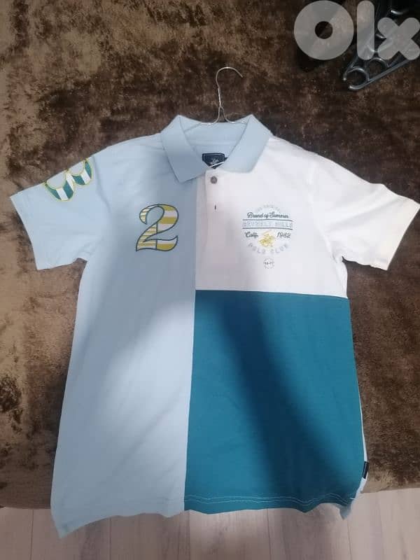 2 ORIGINAL BRAND NEW Beverly Hills Polo Club t-shirts for boys, 10-11 1