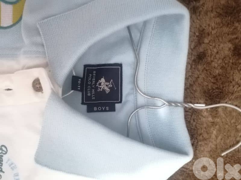 2 ORIGINAL BRAND NEW Beverly Hills Polo Club t-shirts for boys, 10-11 4