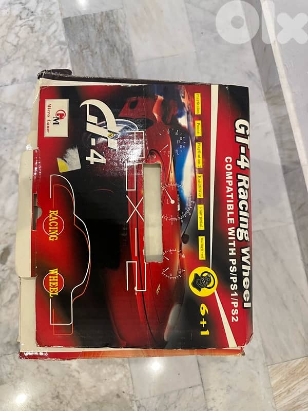 GT-4 Racing Wheel for PlayStation consoles 1