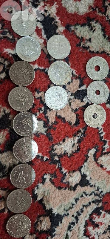 عملة لبنانية معدنية قديمة للبيع 5