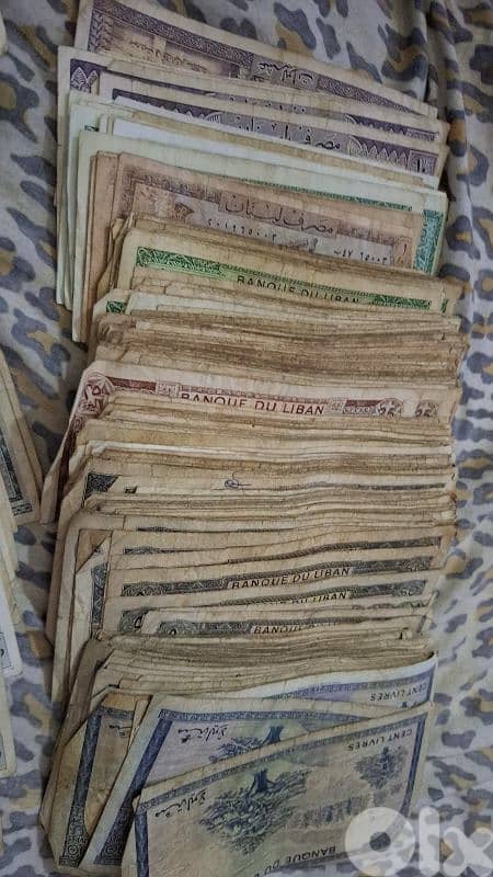 عملة ورقية قديمة لبنانية جديد ومستعمل 6