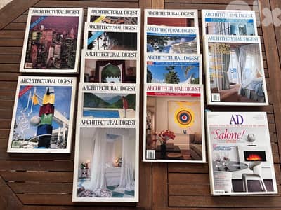 A. D. Architectural Digest magazines U. S. edition.