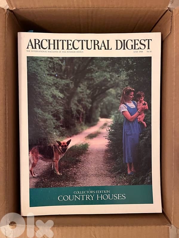 A. D. Architectural Digest magazines U. S. edition. 1