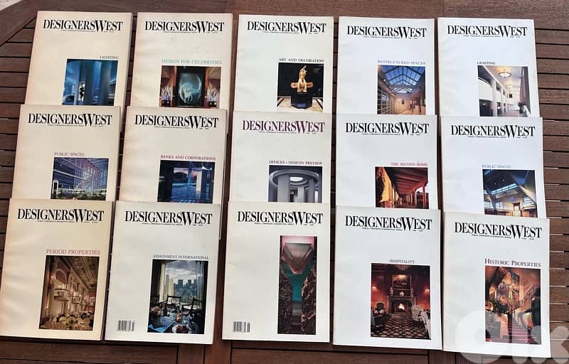Designer’s West. interior architecture 44 issues 1990’s 0