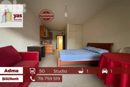 Adma 50m2 | Cozy Studio | Calm Area | Rent | Partial View | YV/EH