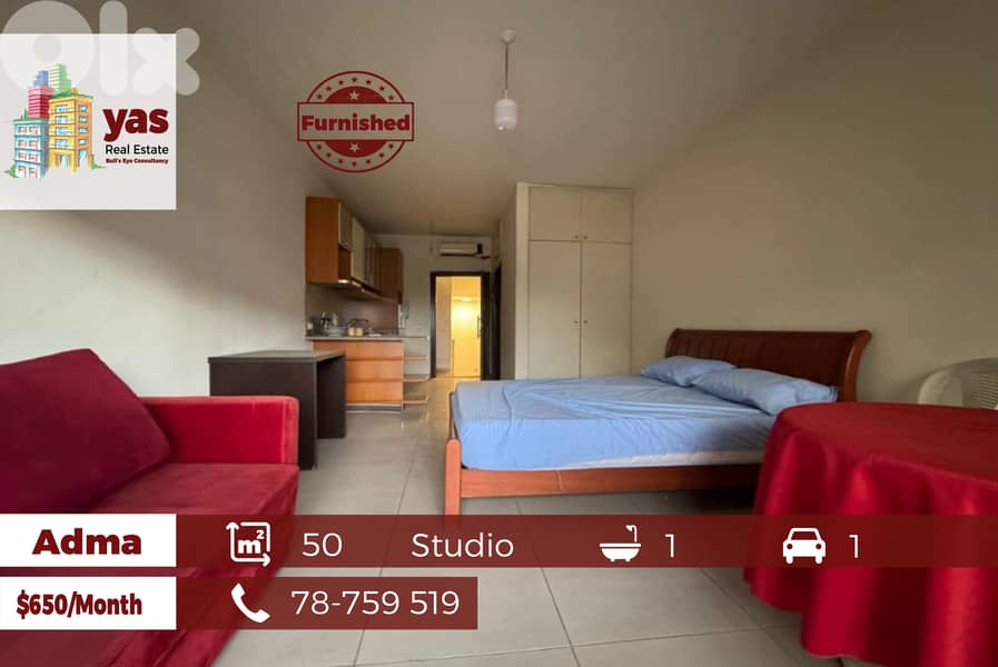 Adma 50m2 | Cozy Studio | Calm Area | Rent | Partial View | YV/EH 0