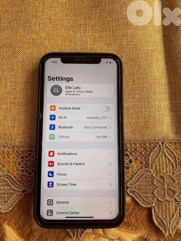 تلفون أيفون xs مغير شاشة بلا فيس أيدي مستعمل نضيف السعر 100$ 5