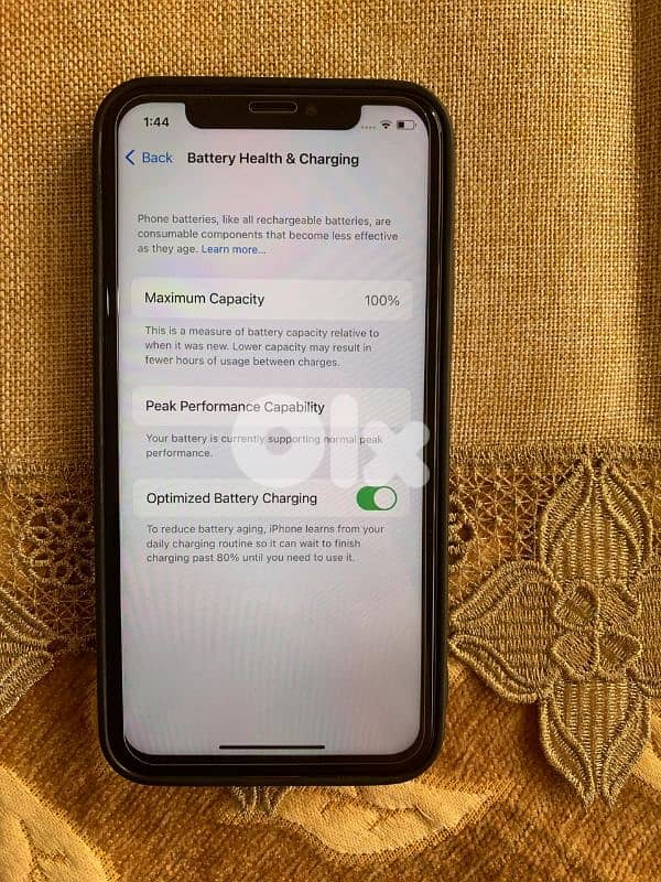 تلفون أيفون xs مغير شاشة بلا فيس أيدي مستعمل نضيف السعر 100$ 7
