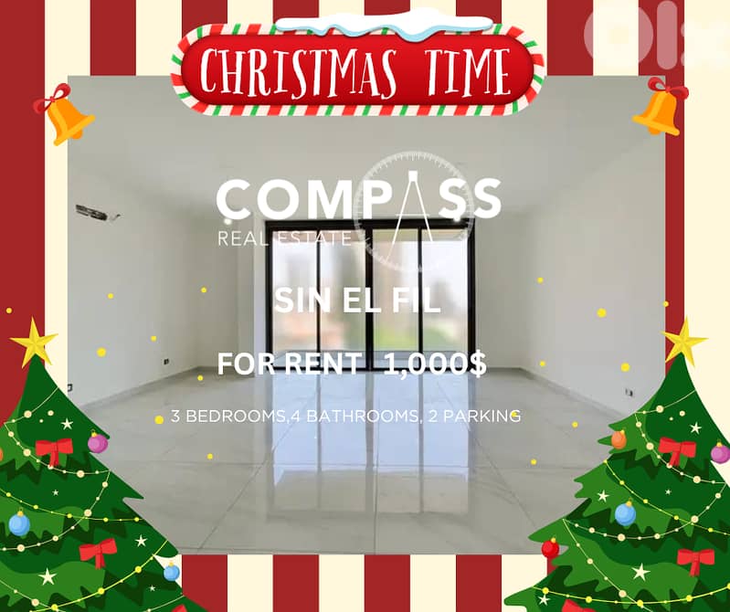 Apartment for Rent in Sin El Fil – Quiet & Prime Location | Brand New 0