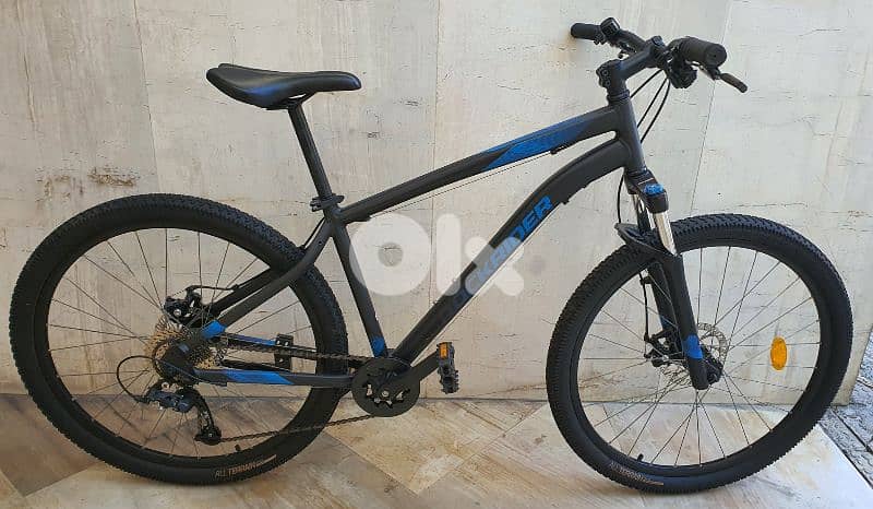 Rockrider ST100 27.5 disc brakes 1x9 speed used like new 0