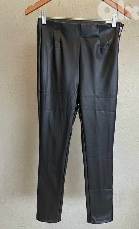 ZARA LEATHER NEw legging pant 2