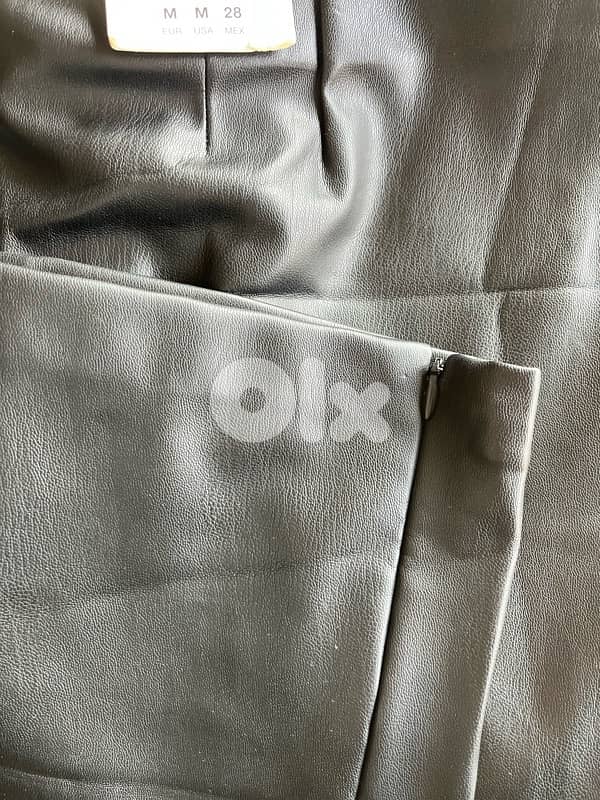 ZARA LEATHER NEw legging pant 5