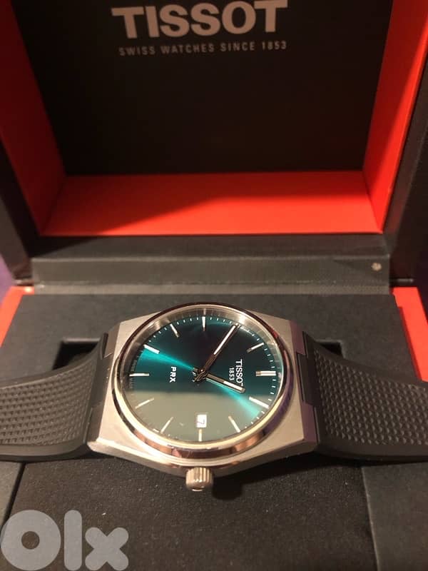 tissot prx with leather strap 2
