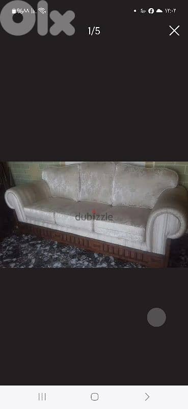 لأصحاب الذوق الرفيع طقم صالون مع طاولات رخام مشحون من إيطاليا 7