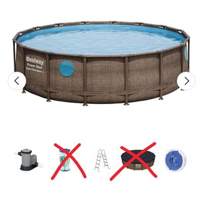 Bestway Power Steel Pool 4.88 x 1.22m (as new)