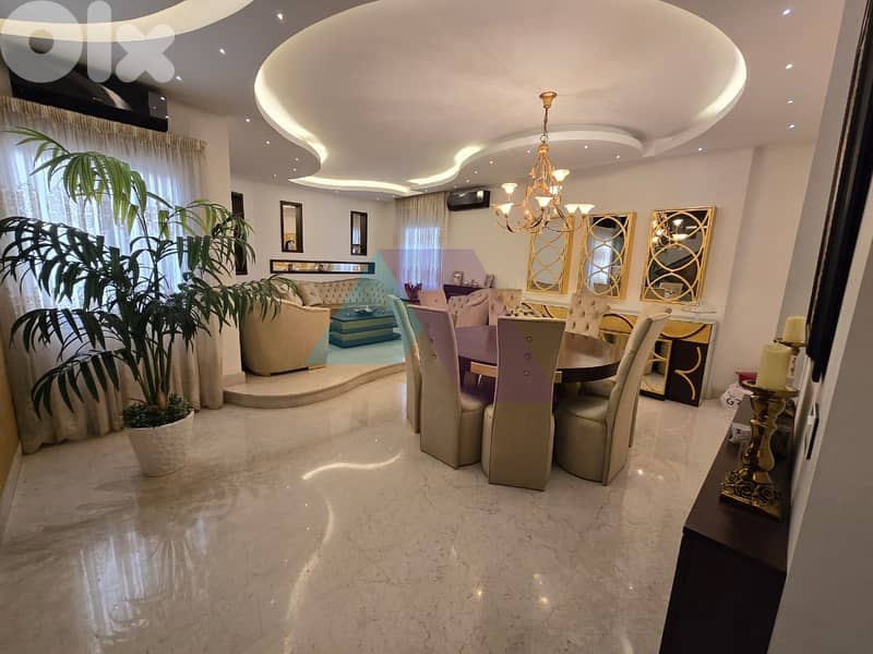 4 bedroom furnished apartment+terrace 4sale in Mar Roukoz -مار روكز 0