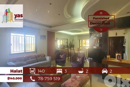Halat 140m2 | Furnished | Calm Area | Prime Location | Decorated | ABA