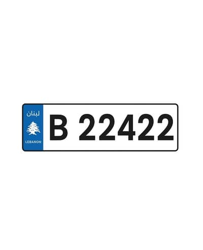 Car Plate Number - B22422