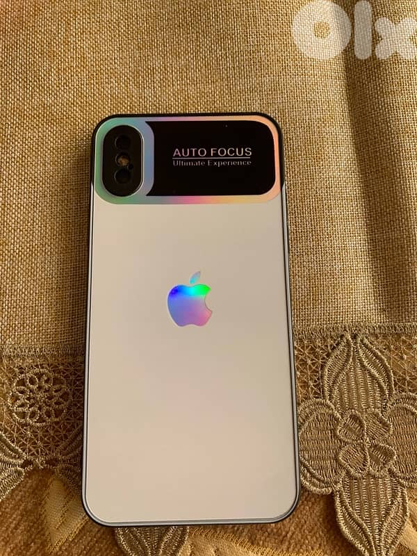 تلفون أيفون xs مغير شاشة بلا فيس أيدي مستعمل نضيف السعر 115$ 9