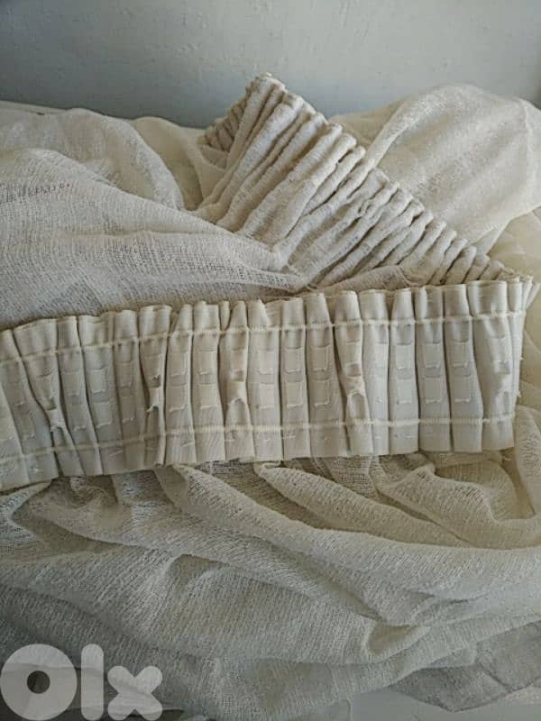 6 white curtains (Textile made in France) - Not Negotiable 3