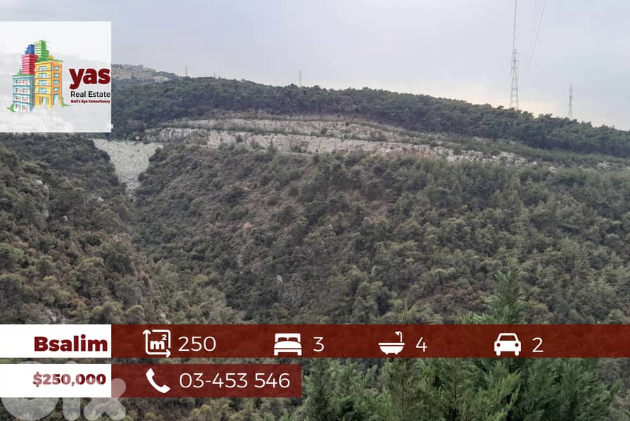 Bsalim 250m2 | Calm Area | Dead End Street | Mountain View | OH 0