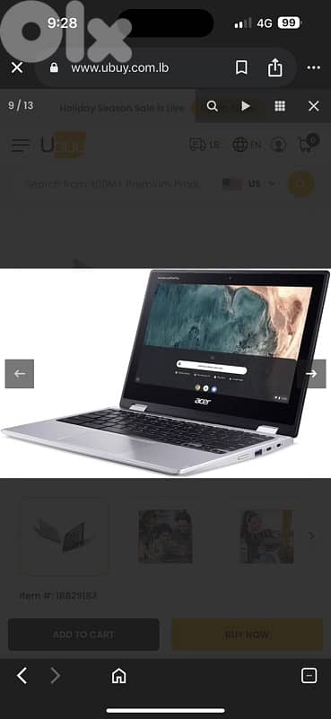 Acer Chrombook Spin 311 9