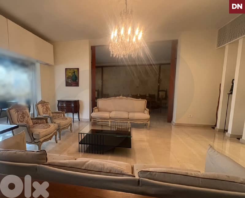 Achrafieh, high floor Fully renovated Fully decorated REF#DN129815 0