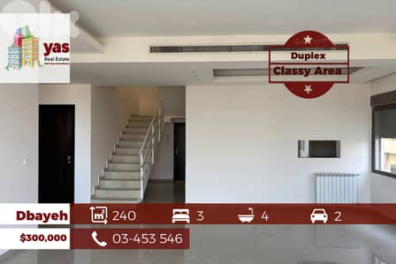 Dbayeh 240m2 | Duplex | Sea View | Prime Location Catch | OH |