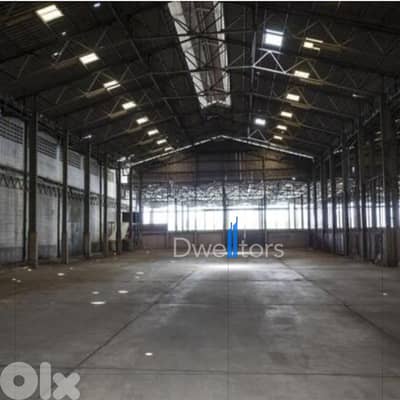 Hangar for Rent in Nahr el Mot - 1700 MTS2 - 6.0 Mt Height