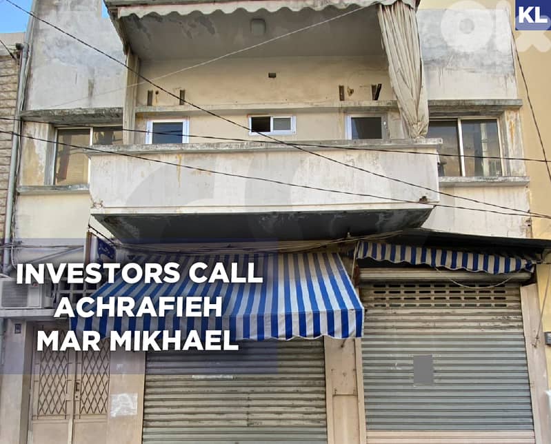 Building with Shops & Terraces, mar mikhael, achrafieh REF#KL129837 0