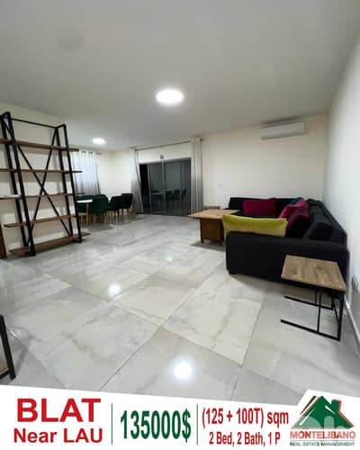 125 sqm Apartment For Sale in Blat (بلاط) with 100 sqm Terrace