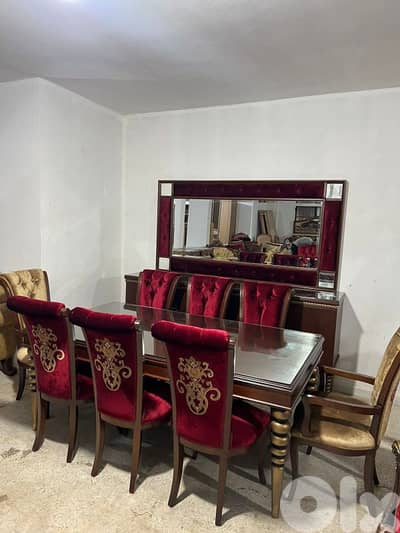 اوضة سفرة خشب زان ولاتي كلا