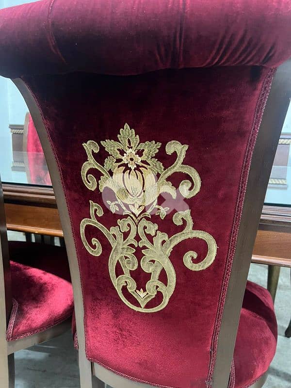 اوضة سفرة ملكية خشب زان ولاتي كلا ملبسة قشر 10