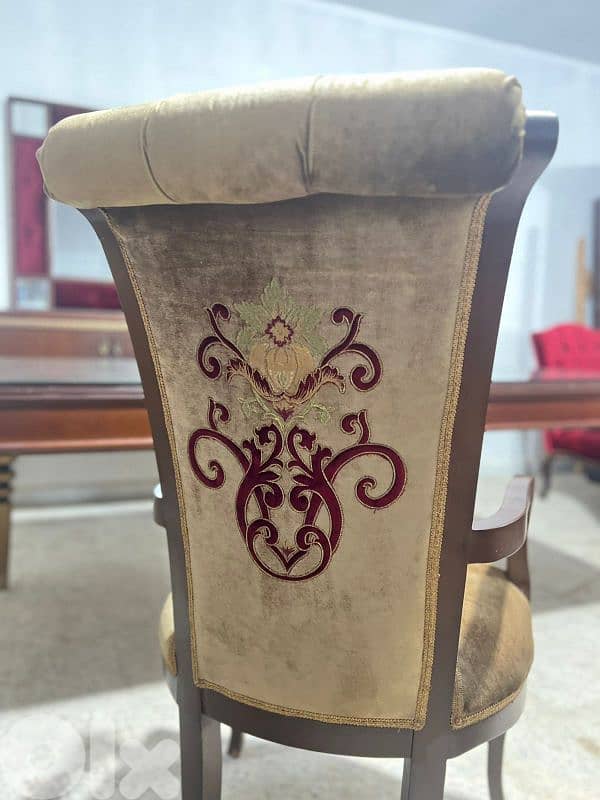 اوضة سفرة ملكية خشب زان ولاتي كلا ملبسة قشر 16