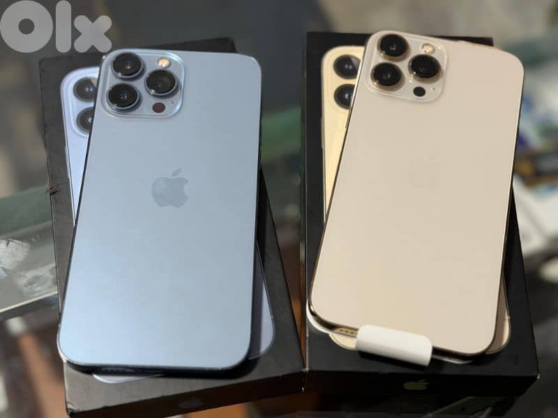 iphone 13 pro max gold 256G battery 87% 0