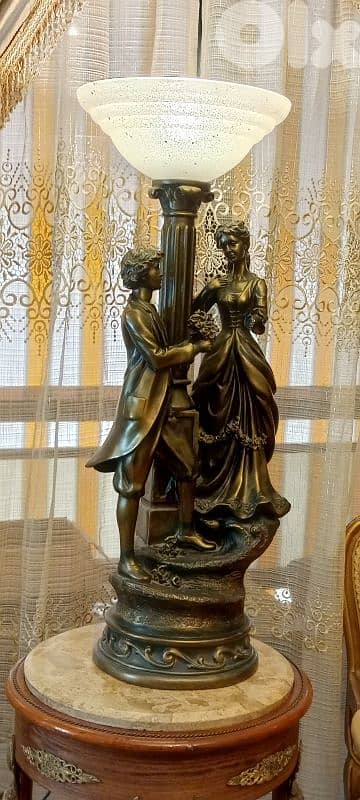 statu lampadaire rezine 0