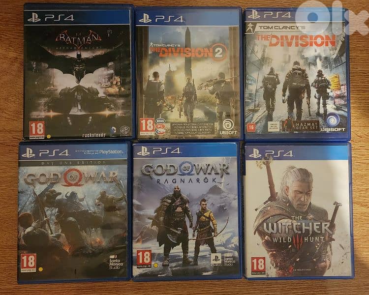 Ps4 2 controllers 12 games like new 1